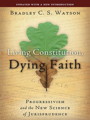 cover image of Living Constitution, Dying Faith